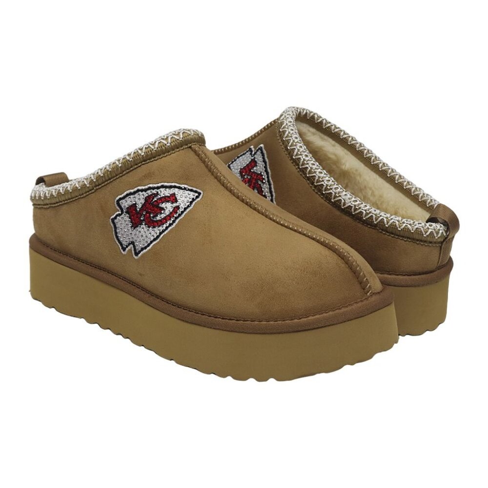 NFL Kansas City Chiefs Slip on Boot Ugg with Crystal Logo